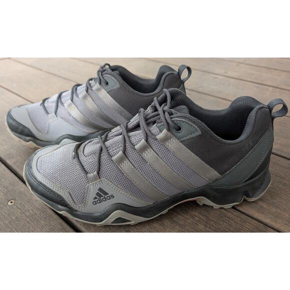 Adidas Terrex AX2R Men’s Size 9 Hiking Shoes Black Comfort Trail Sneakers CM7728 - Picture 2 of 9